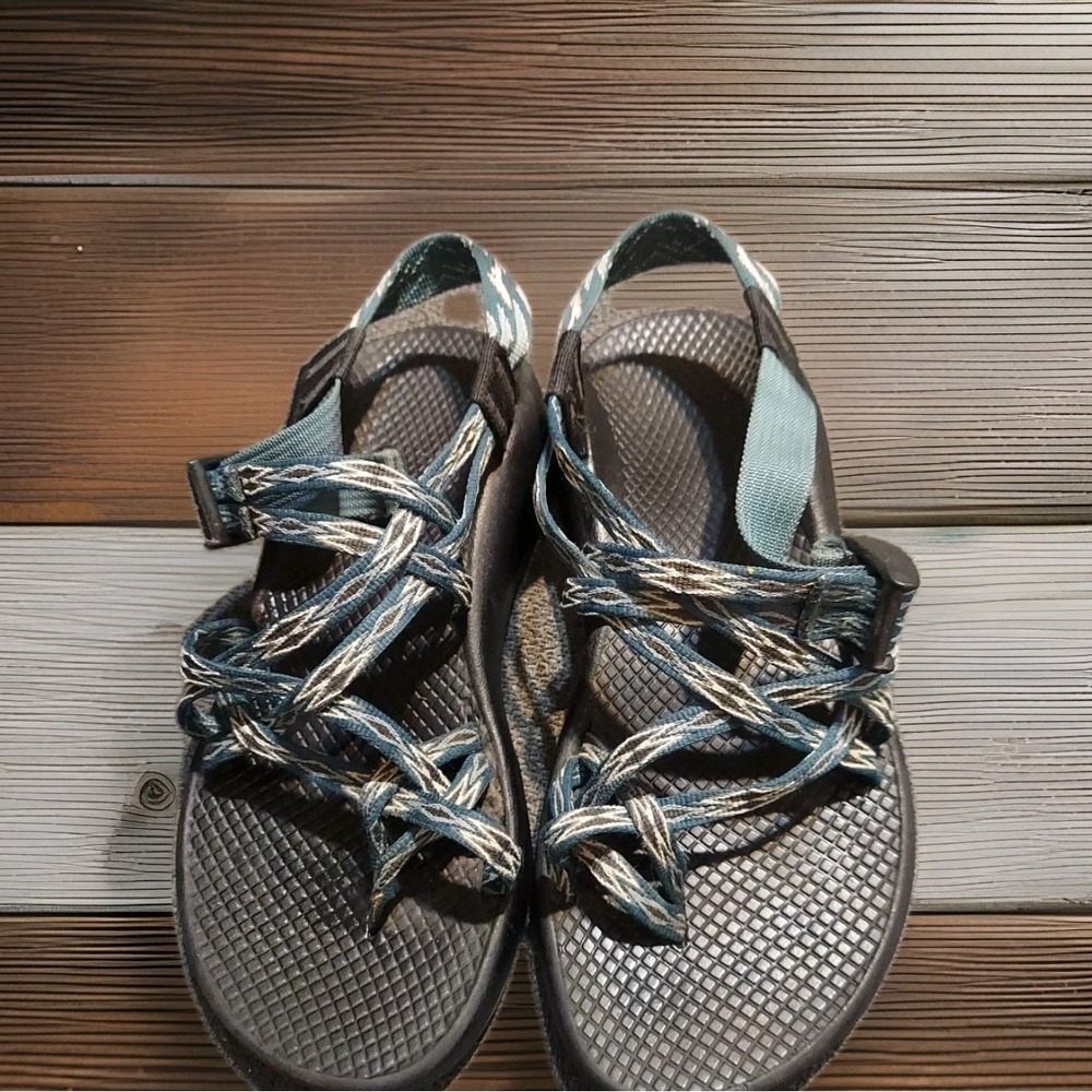 Chaco Sandals Womens 8‎ ZX/2 Classic Hiking Strappy Multicolor Comfort Toe-Loop